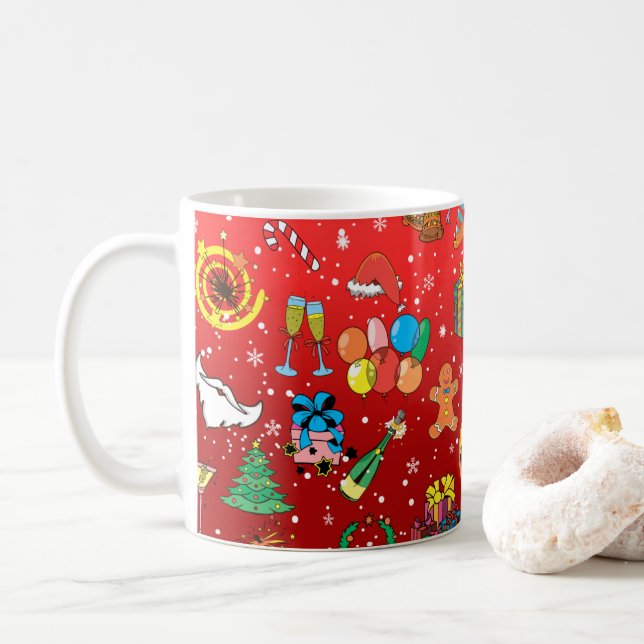 Roligt Julkaffe Mugg (Med munk)