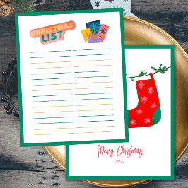 Roligt julspel Secret Santa julklappslista