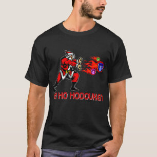 Roligt Julspelaren Santa Ho Ho Hodouken Videos T Shirt