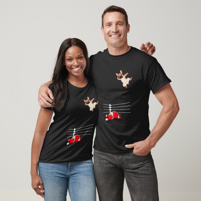 Roligt jultomten T-Shirt (Unisex)