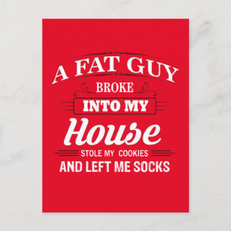 Roligt jultomtenjulordstäv helg vykort