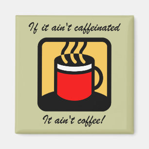 Roligt kaffe magnet