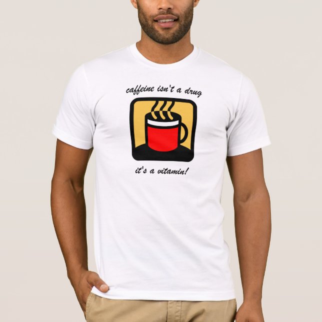 Roligt kaffe t shirt (Framsida)