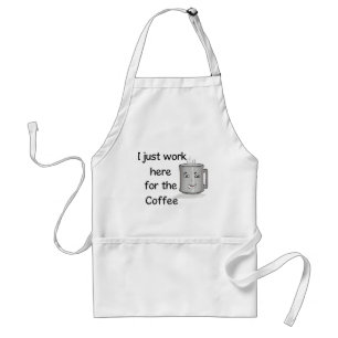 Roligt kaffeälskareförkläde förkläde