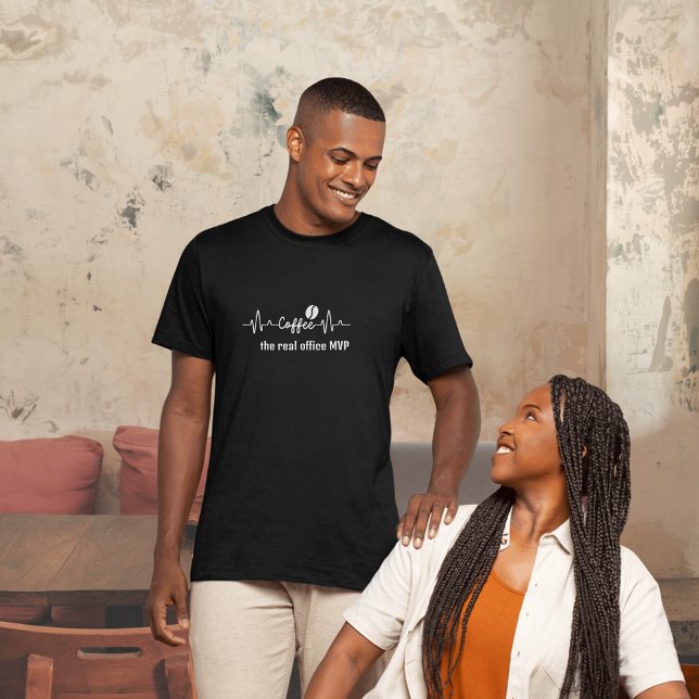 roligt - kaffearbete Offert för det verkliga konto T Shirt (Skapare uppladdad)