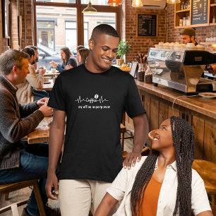 roligt kaffearbetscitat min kontorssuperkraft t shirt