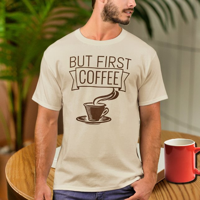 roligt kaffecitat T-Shirt (Skapare uppladdad)