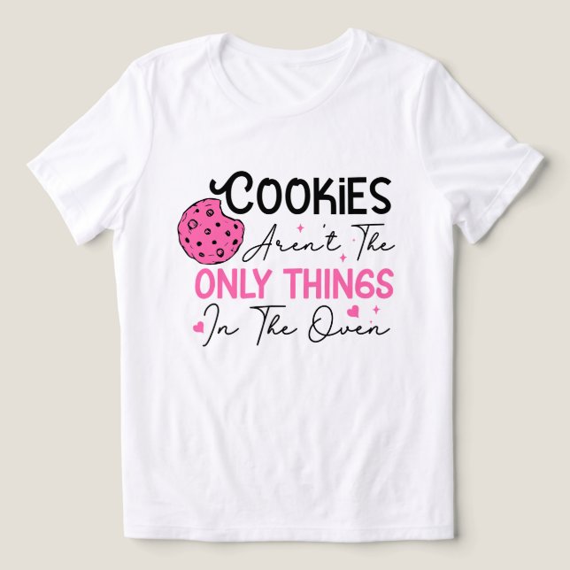 Roligt kakbakande ordkonst barn  t shirt (Design Framsida)