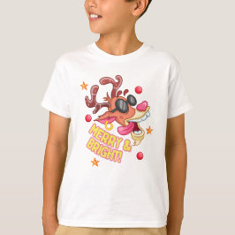 Roligt Kall Ren Glad Ljuvlig Högtid T Shirt