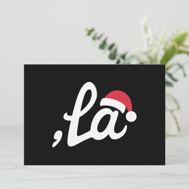 Roligt Kamala Harris 2024 Komma La jul Julkort (Stående Fram)