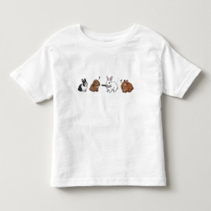 roligt Kanin Uppvaktning T Shirt