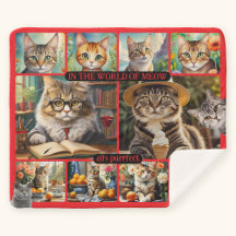 Roligt känner Bra Cat Art Collage