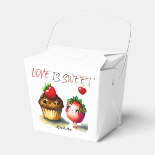 Roligt Kärlek är Sweet Bröllop Presentaskar