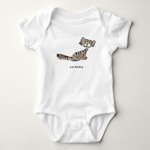 Roligt Kattbaby-bodysuit T Shirt