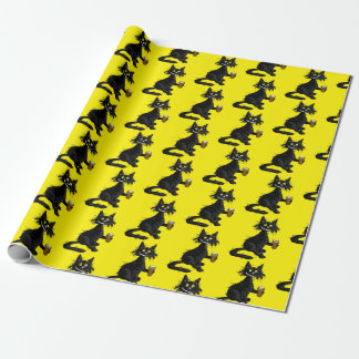 Roligt kattinpackningspapper presentpapper