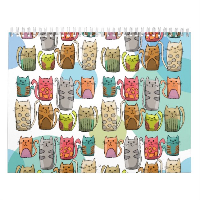 Roligt - kattkalender kalender (Omslag)