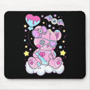 Roligt Kawaii Pastel Goth Cute Creepy Bear Anime J Musmatta