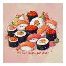 Roligt Kawaii Sushi