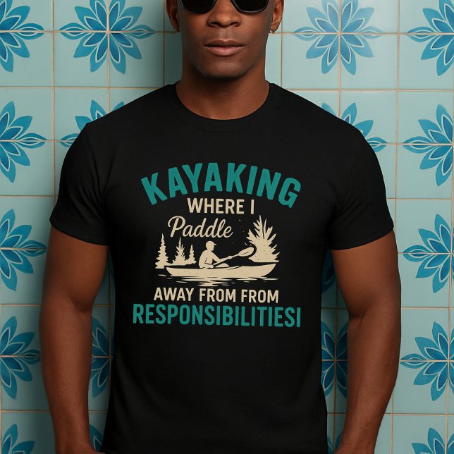roligt Kayak-gåva,pappa mamma älskare T Shirt (Skapare uppladdad)