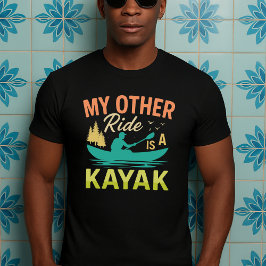 roligt Kayak-gåva,pappa mamma älskare T Shirt