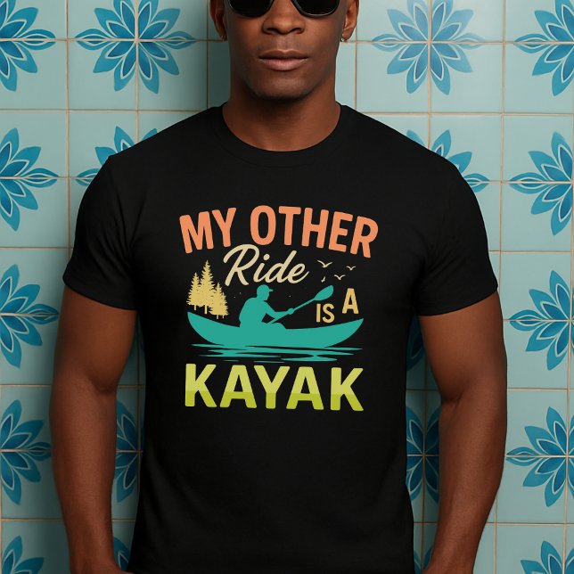 roligt Kayak-gåva,pappa mamma älskare T Shirt (Skapare uppladdad)