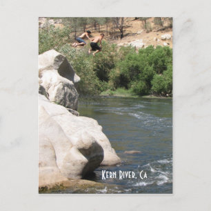 Roligt Kern River Postcard! Vykort