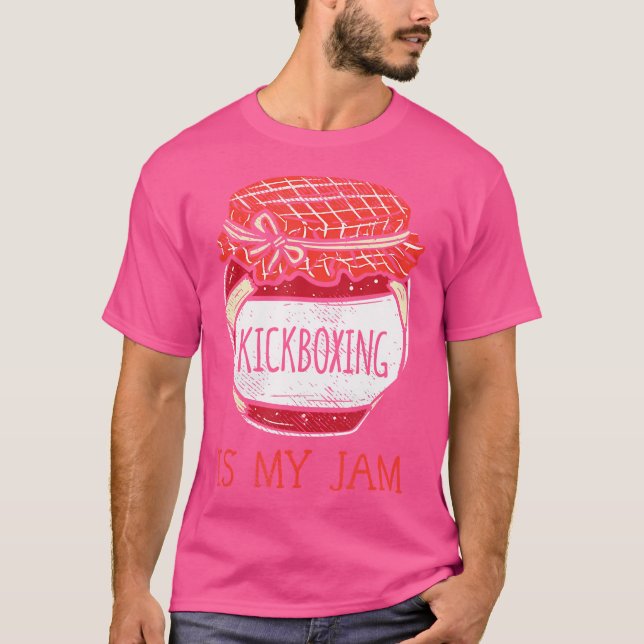 Roligt Kickboxernota Cute Kickboxing T Shirt (Framsida)