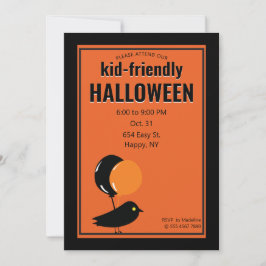 Roligt Kid-Friendly Halloween fest Bargain-värde Inbjudningar