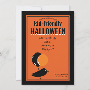 Roligt Kid-Friendly Halloween fest Bargain-värde Inbjudningar