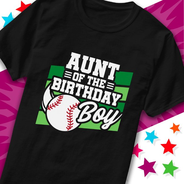 Roligt Kids Baseball Party Moster i födelsedagstjo T Shirt (Skapare uppladdad)