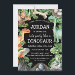 Roligt Kids Dinosaur Birthday Inbjudningar<br><div class="desc">Mer Roligt Tema Bjuddagens inbjudningar Teman i Little Bayleigh Store!</div>