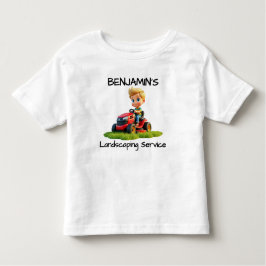 Roligt Kids Gräsmatta Mower T-Shirt eller Bodykost