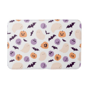 Roligt Kids Halloween Mönster Badrumsmatta