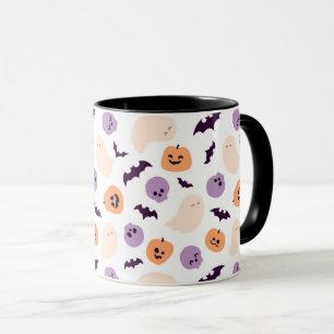 Roligt Kids Halloween Mönster Mugg