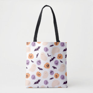 Roligt Kids Halloween Mönster Tygkasse