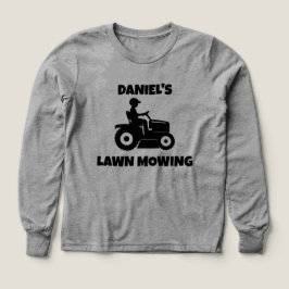 Roligt Kids Riding Gräsmatta Mower T Shirt