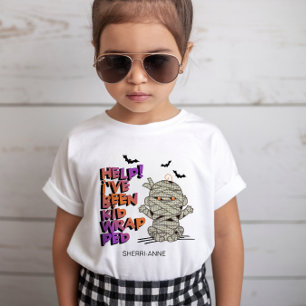 Roligt Kidwrapped-mumie Baby Orange ID683 T Shirt
