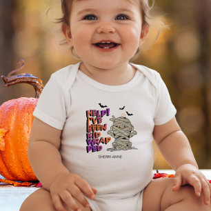 Roligt Kidwrapped-mumie-barn Orange ID683 T Shirt