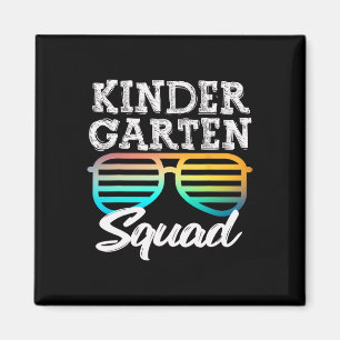 Roligt Kindergarten Squad Sunglasses Roligt Kids T Magnet