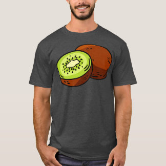 Roligt Kiwi Illustration T Shirt