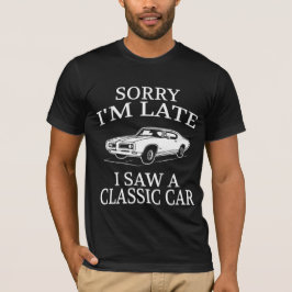 Roligt klassiskt bilspråk t shirt