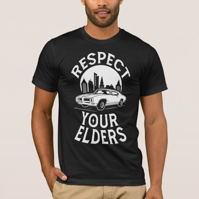 Roligt klassiskt citat om bilar t shirt (Framsida)