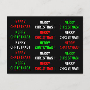 Roligt, klassiskt videospel Se "GOD JUL!" Vykort