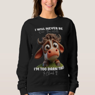 Roligt ko citat present Jag kommer aldrig att vara T Shirt