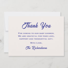 Roligt Könsneutral Vi är över Måne-babyduschen Tack Kort