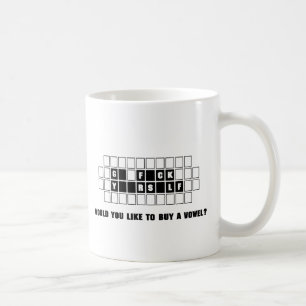 Roligt köp en vokal kaffemugg