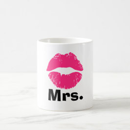 roligt koppla ihop mugguppsättningen x2, mr & mrs kaffemugg