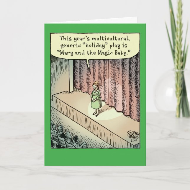 Roligt kort för generisk helgdag för helgdaglek (Framsida)