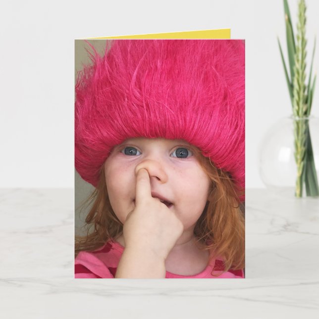 Roligt kort - valde detta - beställnings- (Framsida)