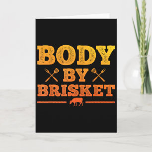 Roligt kött grillning konst för män kvinnor Bbq gr Kort